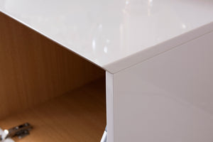 VIG Furniture Modrest Frost Modern Small Grey TV Unit VGWCTV004SM-GRY