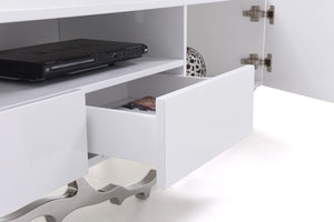 VIG Furniture Modrest Legend Modern White TV Stand VGVCTV8111 VGVCTV8111