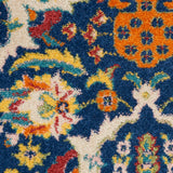 Nourison Allur ALR03 Bohemian Machine Made Power-loomed Indoor only Area Rug Navy Multicolor 9' x 12' 99446838254