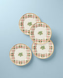Lenox Holiday Plaid Accent Plates, Set of 4 894964