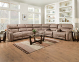 Fandango 884-28 Transitional Reclining Loveseat With Console [Made to Order - 2 Week Build Time]