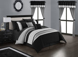 Katrin Black Queen 20pc Comforter Set