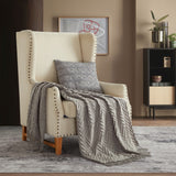 Foremost Grey Throw Blanket
