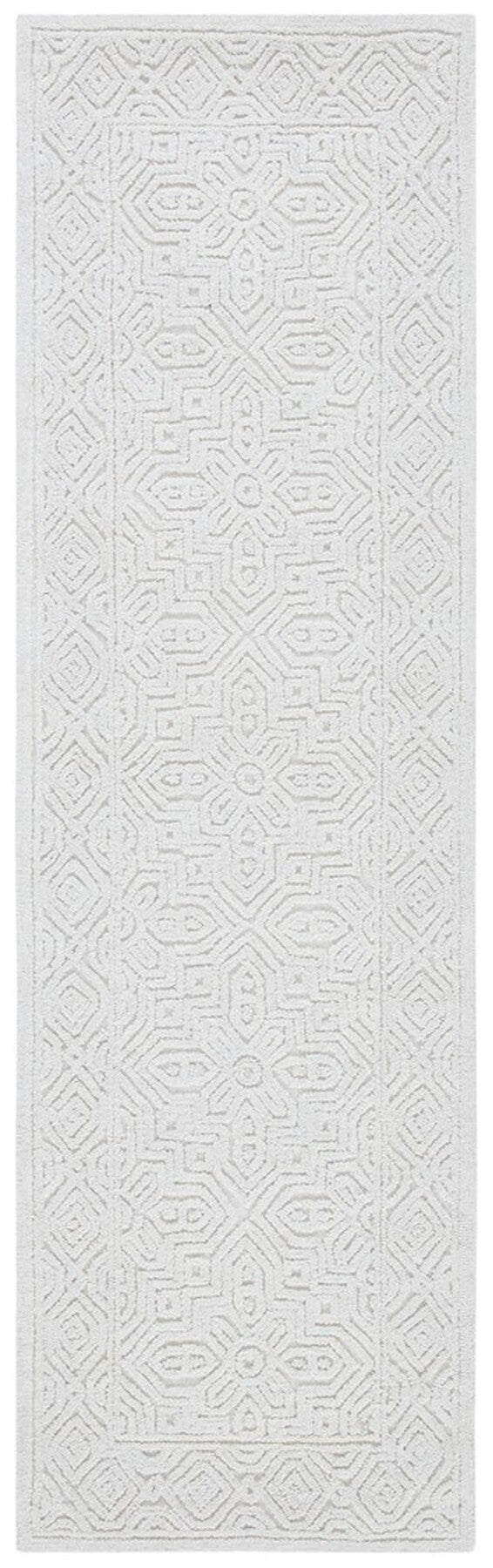 Safavieh Textural 101 Hand Tufted 80% Wool and 20% Cotton Contemporary Rug TXT101A-10SQ