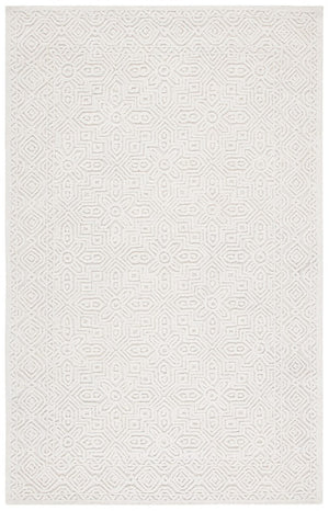 Safavieh Textural 101 Hand Tufted 80% Wool and 20% Cotton Contemporary Rug TXT101A-10SQ