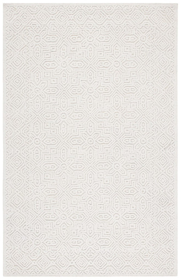 Safavieh Textural 101 Hand Tufted 80% Wool and 20% Cotton Contemporary Rug TXT101A-10SQ