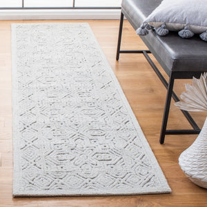 Textural 101 Hand Tufted 80% Wool 20% Cotton Contemporary Rug Silver 80% Wool 20% Cotton TXT101G-9