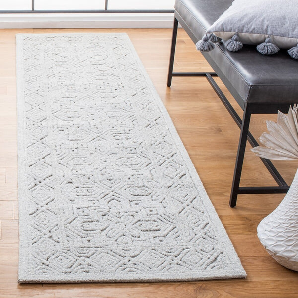 Textural 101 Hand Tufted 80% Wool 20% Cotton Contemporary Rug Silver 80% Wool 20% Cotton TXT101G-9
