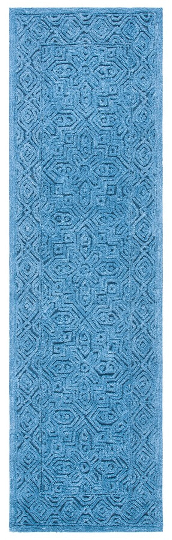 Textural 101 Hand Tufted 80% Wool 20% Cotton Contemporary Rug Dark Blue 80% Wool 20% Cotton TXT101N-9