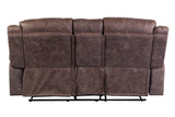 Porter Designs Carrizo Contemporary Reclining Console Love Brown 03-180C-02-7621