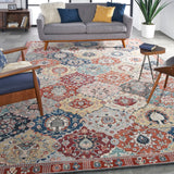 Nourison Parisa PSA05 Bohemian Machine Made Loom-woven Indoor Area Rug Multicolor 8'6" x 11'6" 99446858658