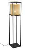 Zuo Modern Yves Steel Modern Commercial Grade Floor Lamp Gold, Black Steel