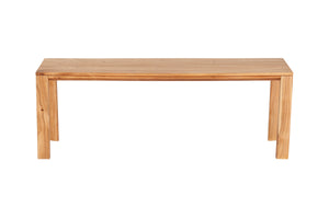 Porter Designs Bauhaus Solid Acacia Wood Modern Dining Bench Natural 07-162-13-0170T-KIT