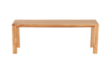 Porter Designs Bauhaus Solid Acacia Wood Modern Dining Bench Natural 07-162-13-0170T-KIT