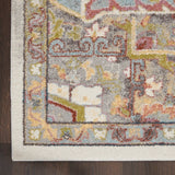 Nourison Juniper JPR04 Colorful Machine Made Power-loomed Indoor only Area Rug Ivory/Multi 7'10" x 9'10" 99446804112