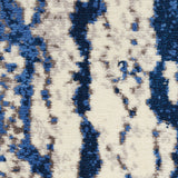Nourison Twilight TWI29 Artistic Machine Made Loomed Indoor Area Rug Ivory Blue 7'9" x 9'9" 99446493866