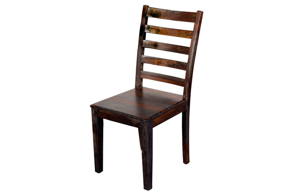 Porter Designs Sonora Solid Sheesham Wood Natural Dining Chair Gray 07-116-02-806M-1