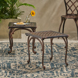 Mckinley Cast Outdoor End Table Noble House
