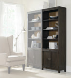 South Park Transitional Bunching Bookcase In Hardwood Solids And Maple Veneers