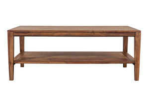 Porter Designs Fall River Solid Sheesham Wood Contemporary Coffee Table Natural 05-117-02-4423