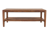 Porter Designs Fall River Solid Sheesham Wood Contemporary Coffee Table Natural 05-117-02-4423