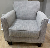 Fusion 25-02 Transitional Accent Chair 25-02 Landry Charcoal Accent Chair