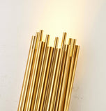 Bethel Gold Wall Sconce in Stainless Steel