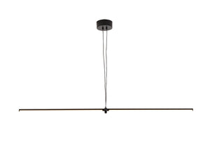 Bethel Black LED Chandelier in Metal & Acrylic