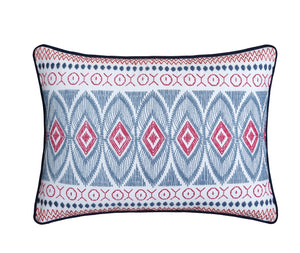 Sarita Garden Dec Pillow Navy 12x18