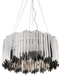 Bethel Chrome Chandelier in Stainless Steel