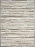 Nourison Calvin Klein Home Prairie PRA1 Handmade Woven Indoor Area Rug Silver 5'6" x 7'5" 99446676122