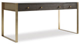 Curata Modern-Contemporary Writing Desk In Rubberwood Solids With White Oak Veneers And Metal