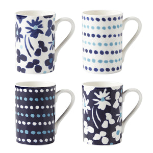 Kate Spade Floral Way 4-Piece Mug Set 893517 893517-LENOX