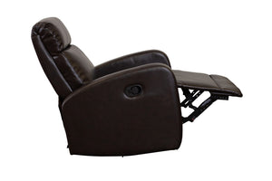 Porter Designs Marshall Swivel Transitional Recliner Brown 03-201C-13-2281