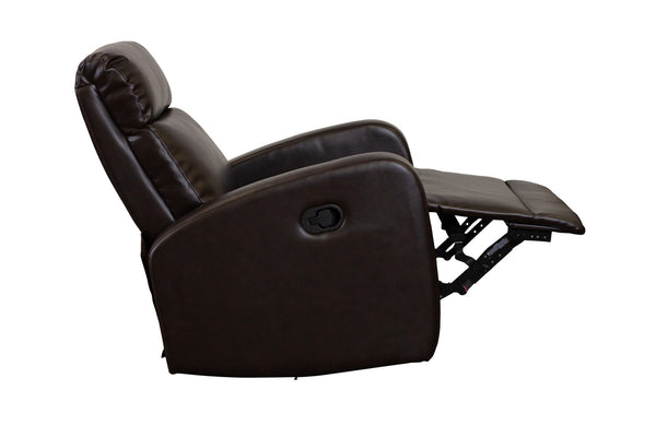 Porter Designs Marshall Swivel Transitional Recliner Brown 03-201C-13-2281