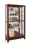 Pulaski Furniture Sliding Door 5 Shelf Curio Cabinet in Deep Brown 20661-PULASKI 20661-PULASKI