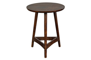 Porter Designs Baja Solid Mango Wood Transitional End Table Brown 05-108-08-9565