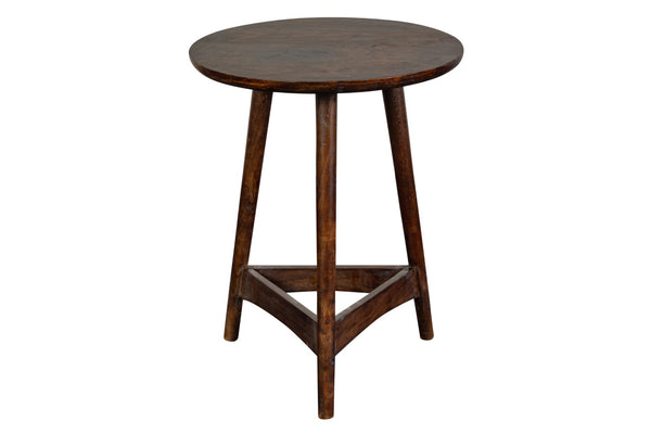 Porter Designs Baja Solid Mango Wood Transitional End Table Brown 05-108-08-9565
