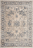 Nourison kathy ireland Home Malta MAI05 Vintage Machine Made Power-loomed Indoor only Area Rug Ivory/Blue 7'10" x 10'10" 99446365781