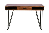 Porter Designs Banff Solid Acacia Wood Modern Desk Brown 10-190-05-1101