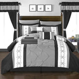 Icaria Black Queen 20pc Comforter Set
