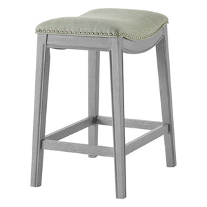 Grover Fabric Counter Stool Lyon Light Green