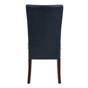 Milton Bonded Leather Dining Chairs - Set of 2, Stylish Accent Chairs for Modern Home Decor