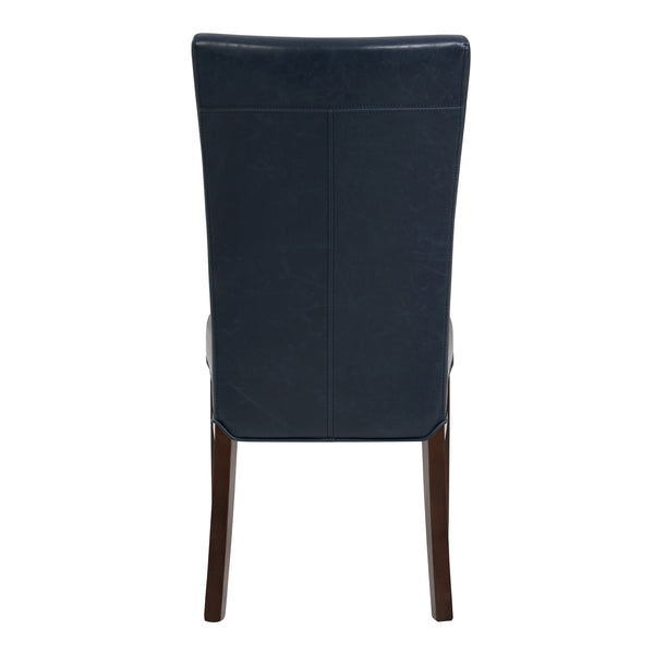 Milton Bonded Leather Dining Chairs - Set of 2, Stylish Accent Chairs for Modern Home Decor