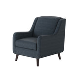 Fusion 240-C Transitional Accent Chair 240-C Theron Indigo Accent Chair