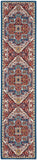 Nourison Parisa PSA01 French Country Machine Made Loom-woven Indoor Area Rug Brick/Ivory 2'3" x 10' 99446857842