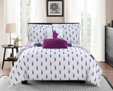 Liberty Purple Full 9pc Comforter Set