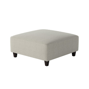 Fusion 109-C Transitional Cocktail Ottoman 109-C Invitation Linen 38" Square Cocktail Ottoman