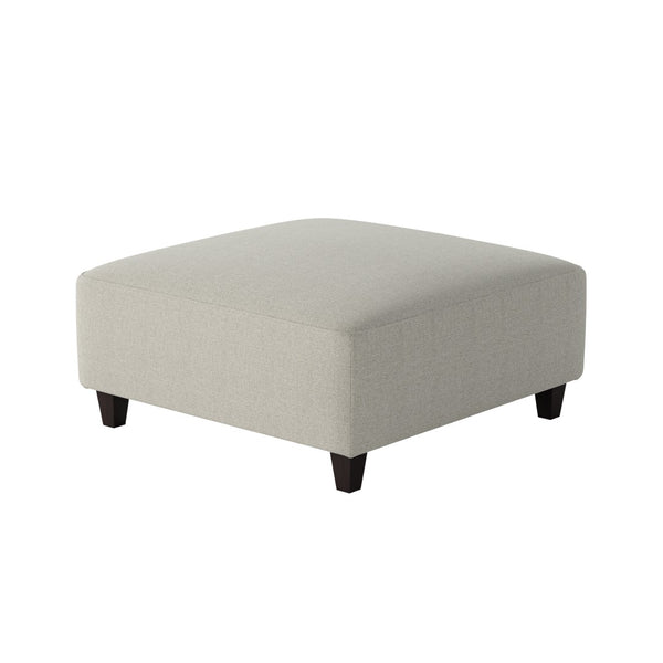 Fusion 109-C Transitional Cocktail Ottoman 109-C Invitation Linen 38" Square Cocktail Ottoman