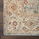 Nourison Petra PTR03 Persian Machine Made Power-loomed Indoor only Area Rug Blue 7'10" x 10'4" 99446027245